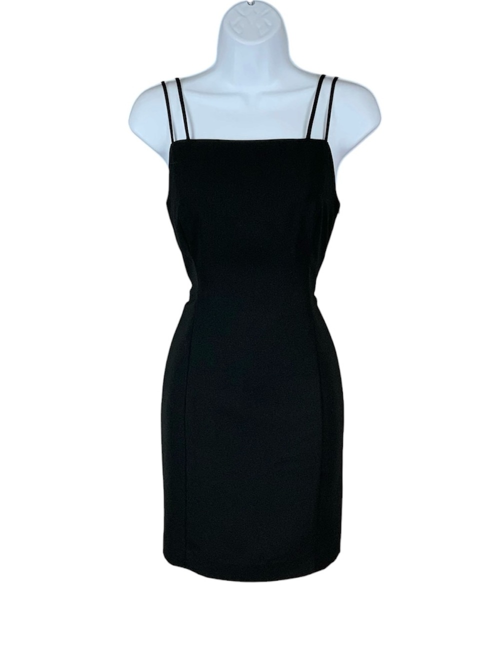 Dawn Joy Black Cocktail Mini Dress